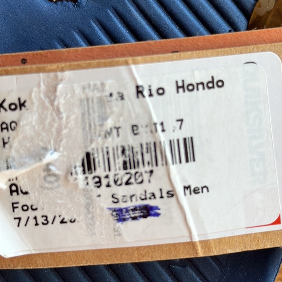 Quicksilver Mens 7 NWT flip flops - Picture 8 of 9